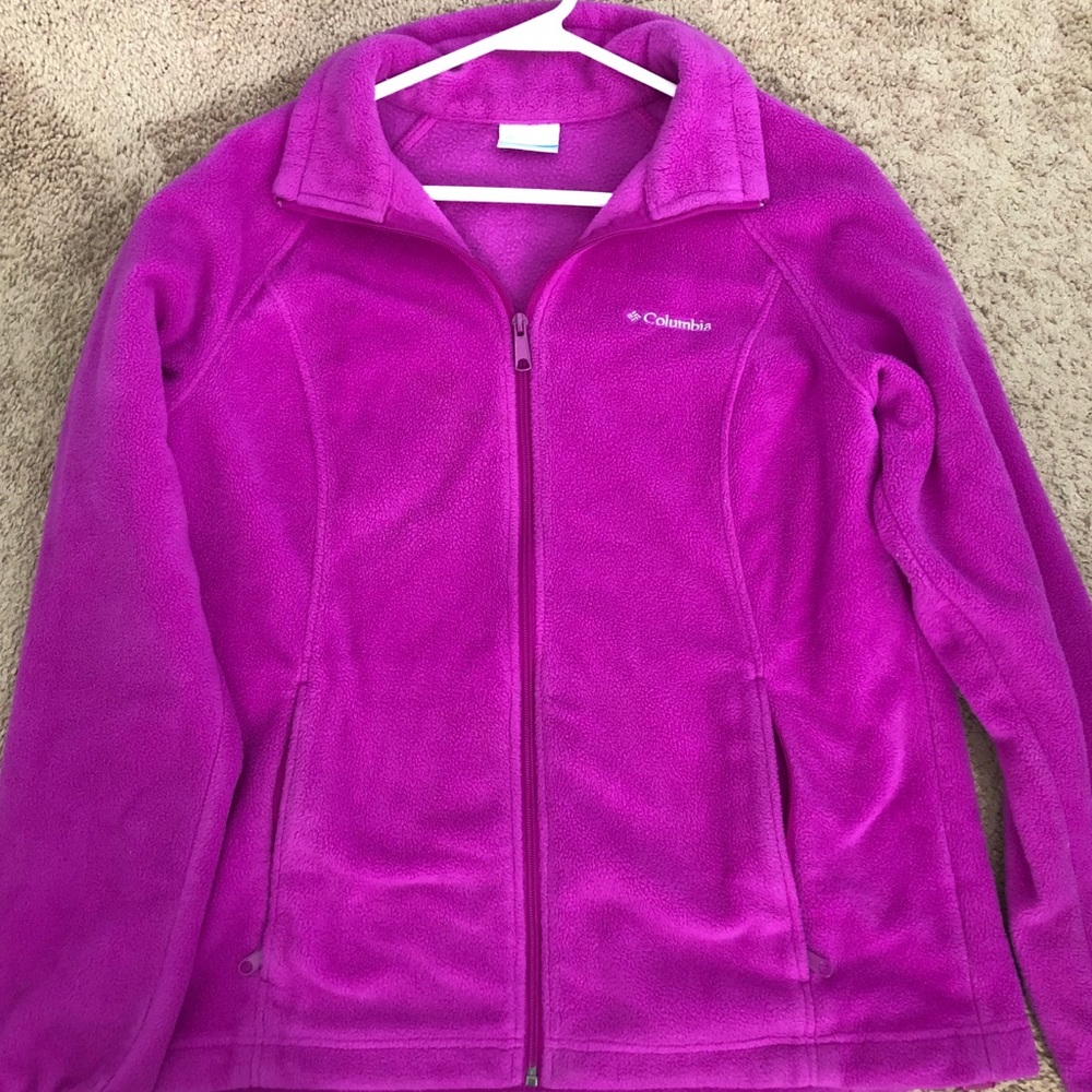 Columbia fleece, worn once